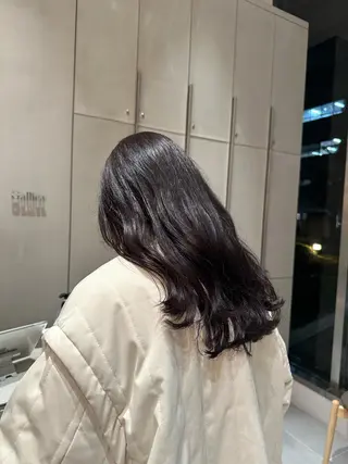 ロング カラー 風香🪼レイヤー カット/艶カラーのヘアスタイル