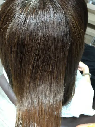 ロング 辻本 夏子のヘアスタイル