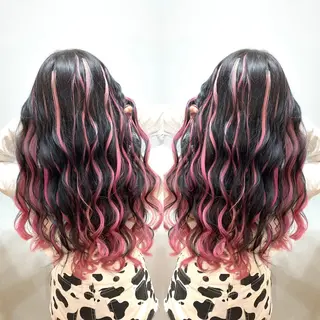 ミディアム 🔥ハイトーンカラー ギャルNAOKI🔥のヘアスタイル