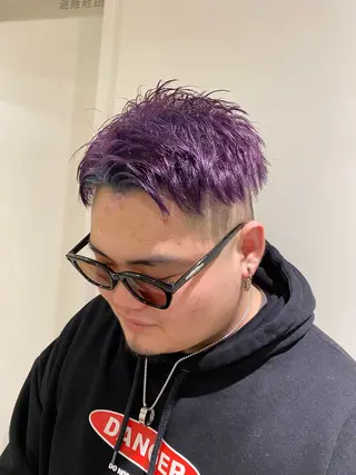 ショート カラー メンズ マツモト カラー/ショートボブのヘアスタイル