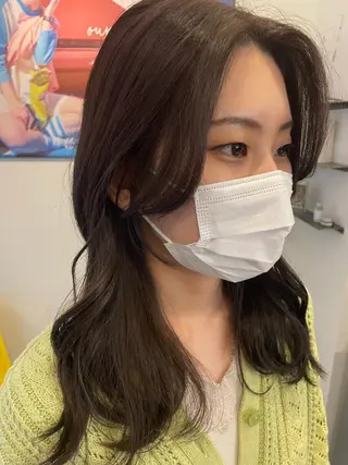 セミロング 🤍韓国ヘア🇰🇷 タバタサオリ🤍のヘアスタイル