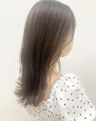 セミロング カラー 店長 ✂️ムラカミ キラリのヘアスタイル