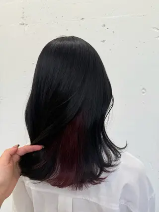 ミディアム カラー メンズ特化美容師/栄 /本間さつきのヘアスタイル