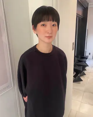 ショート riria/ボブ /ブラウンカラー🎀のヘアスタイル