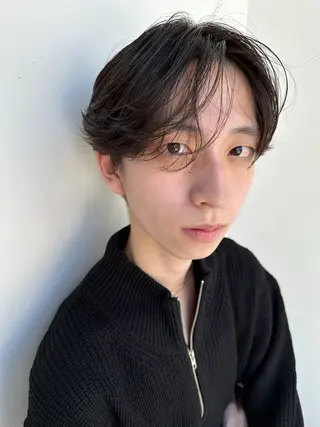 パーマ メンズ メンズカット/ フェザーパーマ/げんのヘアスタイル