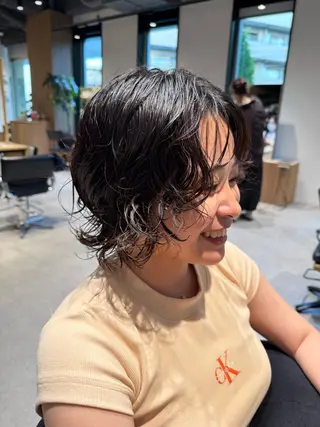 ミディアム パーマ mai .のヘアスタイル