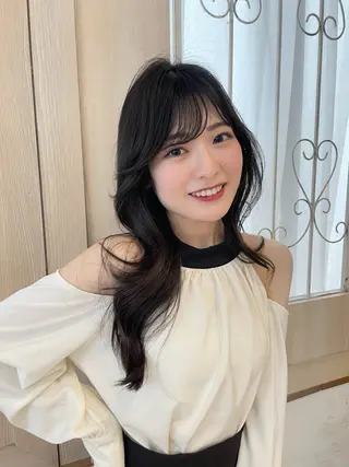 ロング sakura/韓国 ガーリー/ワンホンのヘアスタイル