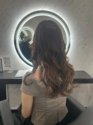 ロング 山北 優姫のヘアスタイル