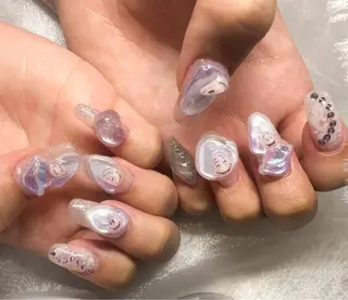 ネイル Bonnal所属・Manamǐ 個性派のネイルデザイン