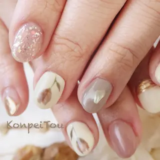 ネイル おうちのネイルサロン konpeiTou〜こんぺいとう〜所属・おうちのネイルサロン KonpeiTouのネイルデザイン