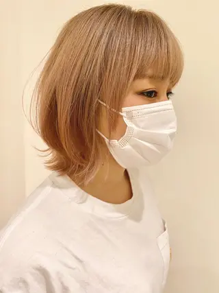 ミディアム カラー 西山梨々【12/1〜 産休を頂きます🎀】のヘアスタイル