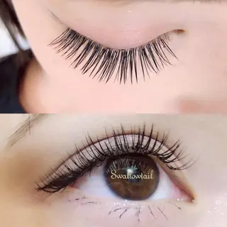 マツエク・マツパ スワロウ テイルのマツエク・マツパデザイン