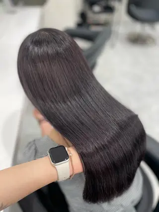 ロング カラー ハイトーン🤍ブロン ド🤍MISAKIのヘアスタイル