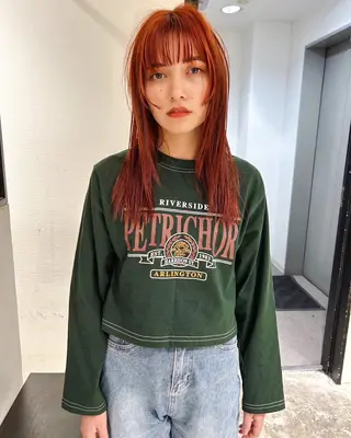 ロング BoomBOX所属・HIBIKI/原宿 ハッシュカット🪄のヘアスタイル