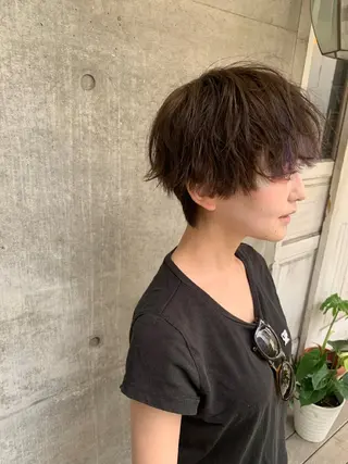 ショート カラー ヘアアレンジ メンズ キッズ ravens代表 🍀【ヒロム】🍀のヘアスタイル