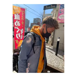 ショート カラー メンズ ange☞ soutaのヘアスタイル