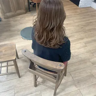 ロング カラー 酸性縮毛矯正 梅田茶屋町 Juriのヘアスタイル