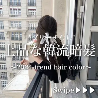 ロング カラー ブリーチなしの達人 🌈KAITOのヘアスタイル