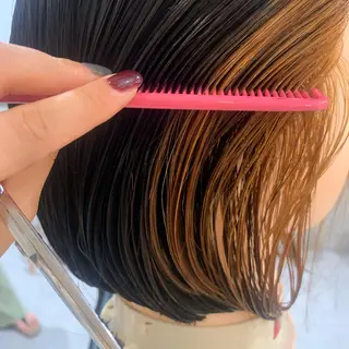 ミディアム カラー AO所属・RISAKO 艶髪モテヘア🎀府中のヘアスタイル