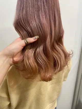 ロング カラー たなか もえなのヘアスタイル