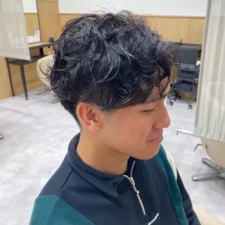 ショート パーマ メンズ UNIX所属・村上翼/ハンサム ショート/パーマのヘアスタイル