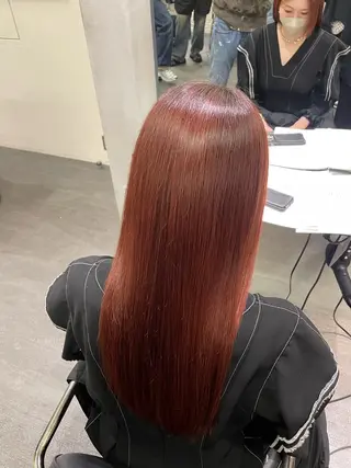 ロング 田淵 愛里のヘアスタイル