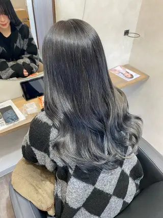 ロング ななみ/博多/ ブリーチ/髪質改善のヘアスタイル