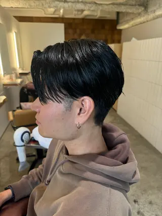 メンズ 銀座骨格診断似合わせ 美容師中島年紀のヘアスタイル