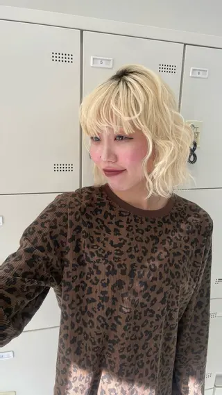 カラー mayu/ブリーチ/ layer/似合わせのヘアスタイル