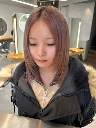 ミディアム ボブ/透明感カラー/ 似合わせ🌿高田知那のヘアスタイル