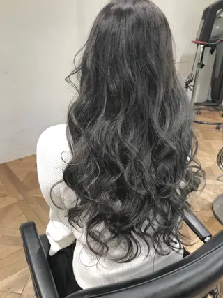 ロング カラー hayaka todaのヘアスタイル