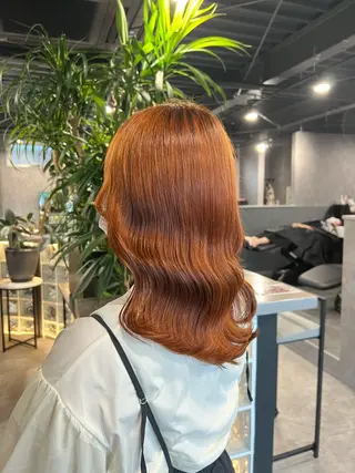 セミロング ink yukariのヘアスタイル