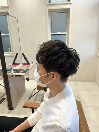 メンズ レディースショート／ メンズ特化タケシ🍔のヘアスタイル