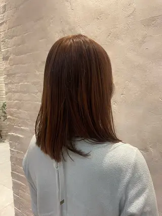 ミディアム シモカワ マシロのヘアスタイル