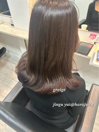 ミディアム カラー パーマ ヘアアレンジ メンズ ワット 原宿のヘアスタイル