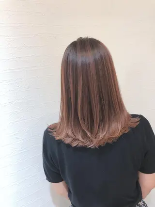 ミディアム 山崎 俊介のヘアスタイル