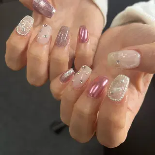 ネイル 🎀NAIL🎀 AI🪄︎︎◝✩のネイルデザイン