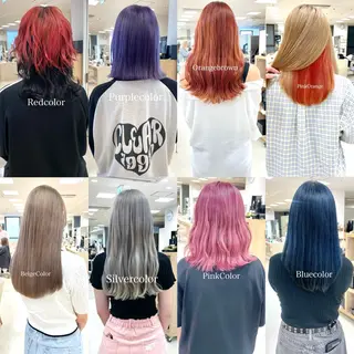 カラー ヘアアレンジ 🍒KIKUCHI KANAE🍒のヘアスタイル