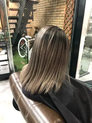 ミディアム カラー 下妻 カラーエクステ難波のヘアスタイル