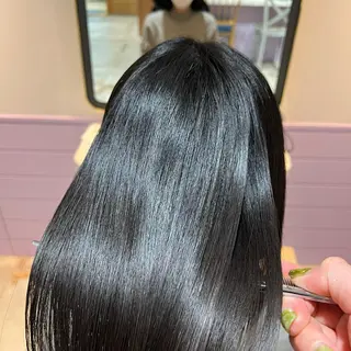 セミロング 髪質改善✨石塚 真梨奈のヘアスタイル