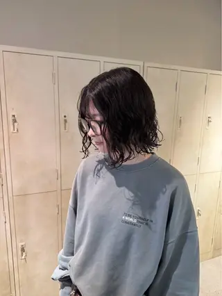 パーマ バレイヤージュモデル 小林匠❤️‍🔥のヘアスタイル