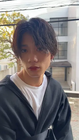 ショート パーマ メンズ メンズパーマのプロ /佐藤翼のヘアスタイル