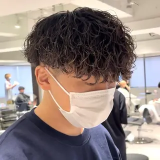 ショート パーマ メンズ THE 3rd HAIR 柏店所属・柏メンズ特化 THE3rdHAIRのヘアスタイル