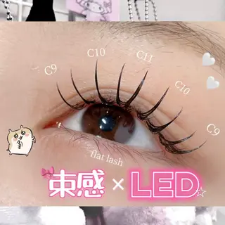 マツエク・マツパ 🎀LEDパリエクN o1韓ドルEYE🎀のマツエク・マツパデザイン