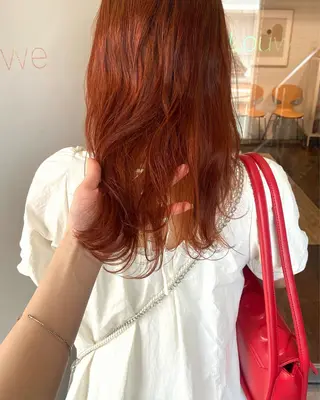 ミディアム カラー ヘアアレンジ SALOWIN原宿iori店所属・レイヤー🌟艶カラー 🕊まやのヘアスタイル