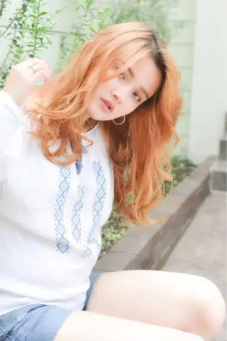 セミロング カラー パーマ ヘアアレンジ メンズ キッズ 野口 秀人 🦋髪質改善🫧のヘアスタイル