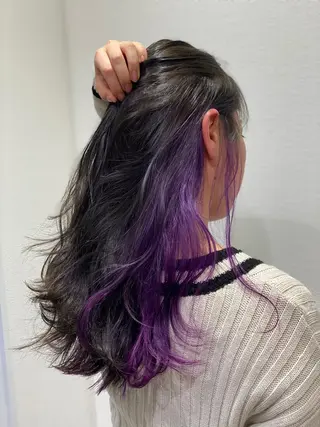 ロング カラー 💎大人ハイライト 💎上杉一也💎のヘアスタイル