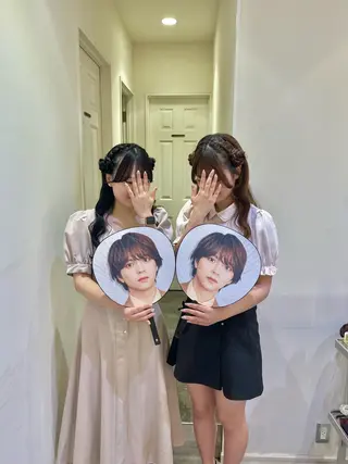 ヘアアレンジ エクステ🎀 暖色カラー🎀amiのヘアスタイル