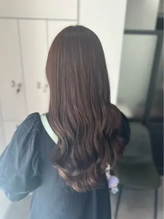 ロング カラー Dia ‎ アキヨシ ミユのヘアスタイル