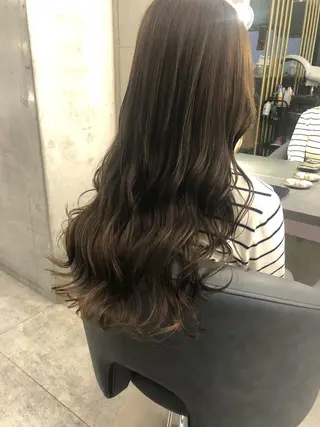 ロング カラー Noe心斎橋所属・Noe心斎橋 堀田 朋宏のヘアスタイル